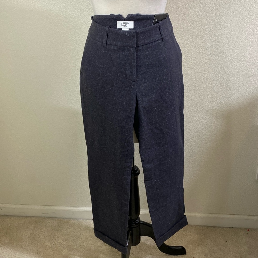 LOFT Navy Women's Trousers
